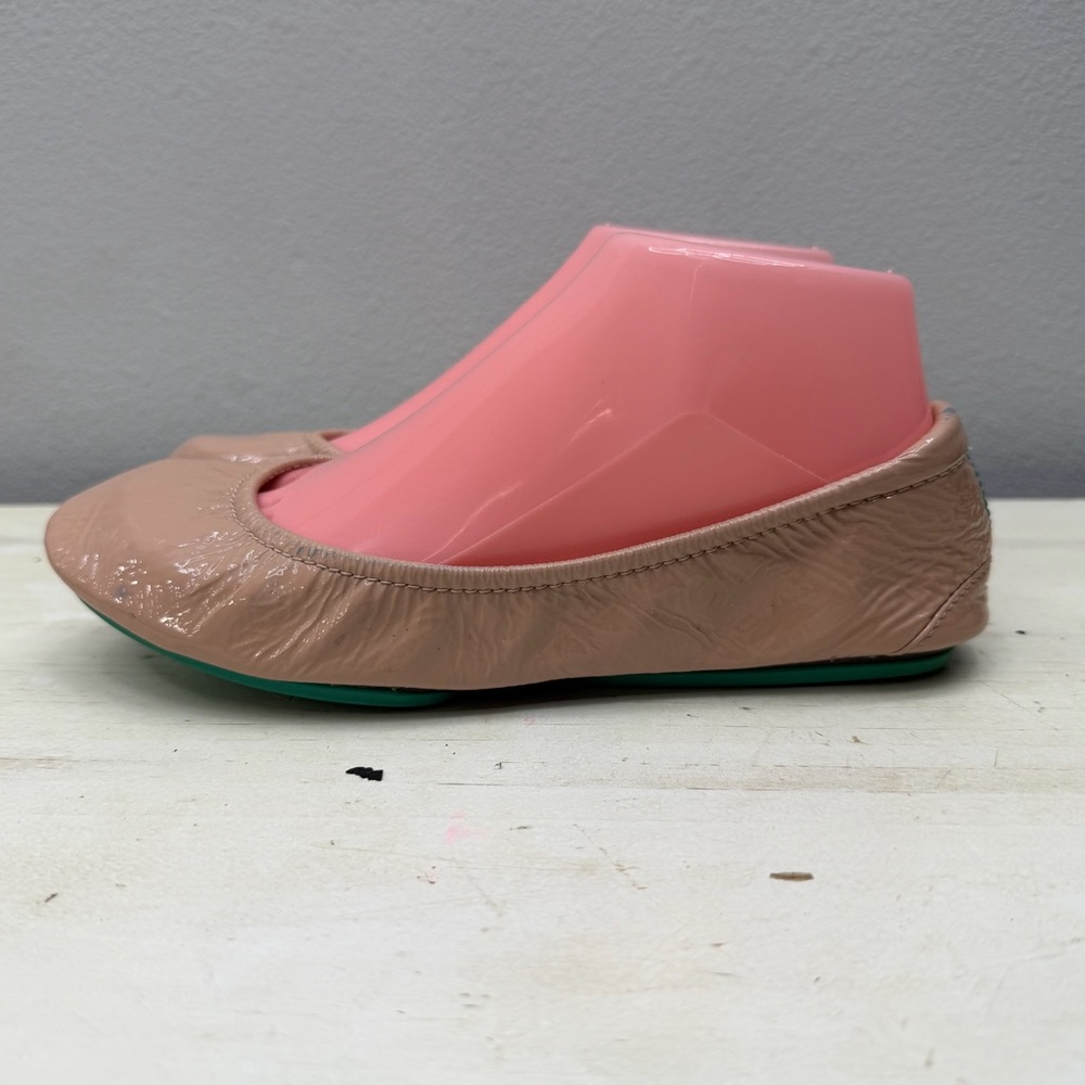 Tieks Pink Blush Patent Leather Ballet Flats Size 7